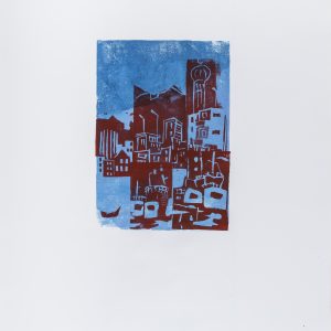David Constantin - Blue Print - 55 x 43 cm - Rs 15,000